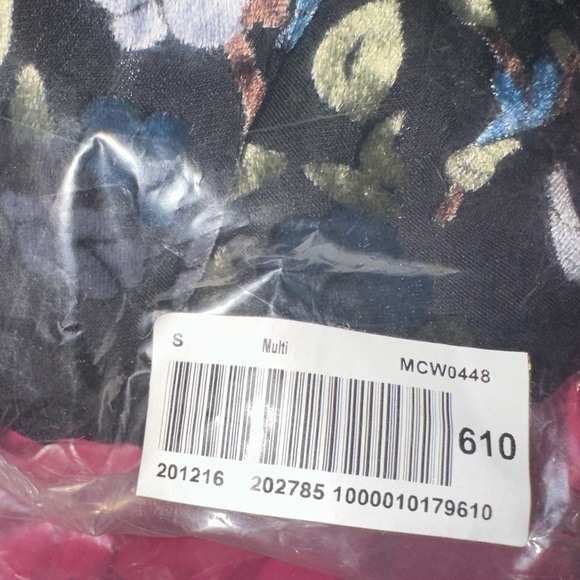 NWT ModCloth Dramatic Depths Velvet Dress floral dress S formal vacation - Picture 4 of 9